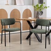 Evie Home Chanel Boucle Dining Chairs