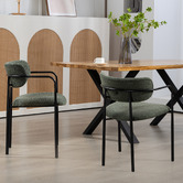 Evie Home Chanel Boucle Dining Chairs