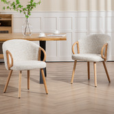 Evie Home Watson Boucle Dining Chairs