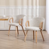 Evie Home Watson Boucle Dining Chairs