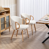 Evie Home Watson Boucle Dining Chairs
