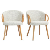 Evie Home Watson Boucle Dining Chairs
