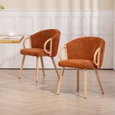 Evie Home Watson Boucle Dining Chairs