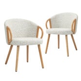 Evie Home Watson Boucle Dining Chairs