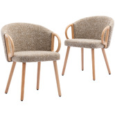 Evie Home Watson Boucle Dining Chairs