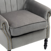 Evie Home Cooper Velvet Armchair