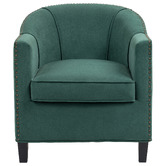 Evie Home Bennett Velvet Tub Chair