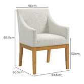 Evie Home Harper Upholstered Dining Chair