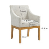 Evie Home Harper Upholstered Dining Chair