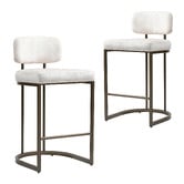 Evie Home 66cm Ricano Velvet Bar Stools