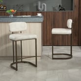 Evie Home 66cm Ricano Velvet Bar Stools