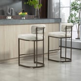 Evie Home 66cm Ricano Velvet Bar Stools