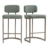 Evie Home 66cm Ricano Velvet Bar Stools