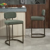 Evie Home 66cm Ricano Velvet Bar Stools