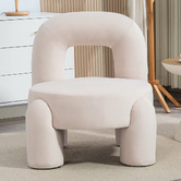 Evie Home Samir Velvet Accent Chair