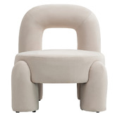 Evie Home Samir Velvet Accent Chair