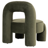 Evie Home Samir Velvet Accent Chair