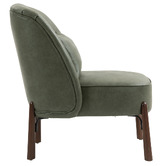 Evie Home Case Faux Leather Accent Chair