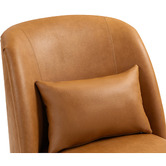 Evie Home Case Faux Leather Accent Chair