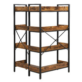 Evie Home Ledger 4 Tier Shelving Unit