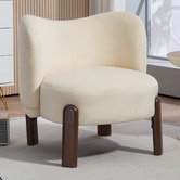 Evie Home Orion Velvet  Accent Chair