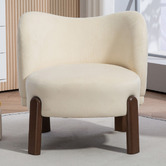 Evie Home Orion Velvet  Accent Chair