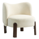Evie Home Orion Velvet  Accent Chair