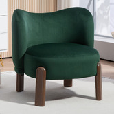 Evie Home Orion Velvet  Accent Chair