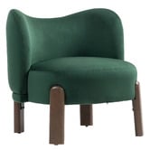Evie Home Orion Velvet  Accent Chair