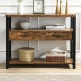Evie Home Caralie 2 Drawer Console Table