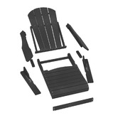 Evie Home Ehommate Outdoor Adirondack Chair