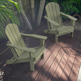 Evie Home Ehommate Outdoor Adirondack Chair