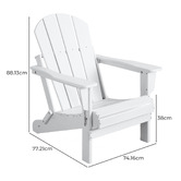 Evie Home Ehommate Outdoor Adirondack Chair