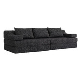 Evie Home Newbury 4 Seater Double Chenille Sofa Bed