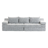 Evie Home Newbury 4 Seater Double Chenille Sofa Bed