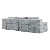 Evie Home Newbury 4 Seater Double Chenille Sofa Bed