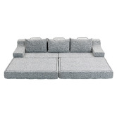 Evie Home Newbury 4 Seater Double Chenille Sofa Bed