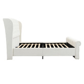Evie Home Conall Button Tufted Chenille Bed Frame