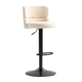 Evie Home Eilis Velvet Adjustable Bar Stools