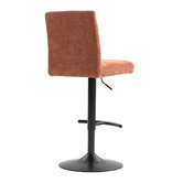 Evie Home Treasa Chenille Adjustable Bar Stools