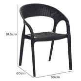Evie Home Tara Outdoor Dining Chairs
