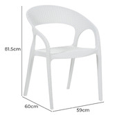 Evie Home Tara Outdoor Dining Chairs