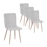 Evie Home Linden Upholstered Dining Chairs