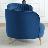 Evie Home Atasha 3 Seater Velvet Sofa