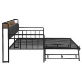 Evie Home Harper Double/King Daybed with Trundle &amp; Charging Station
