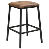 Evie Home 2 Seater Anslie Bar Table with Charging Station &amp; Stool Set