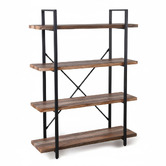 Evie Home Keanna Industrial 4 Tier Shelving Unit