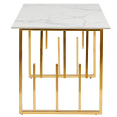 Evie Home Berryl Marble-Look Dining Table