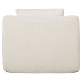 Evie Home Claire Linen Armless Lounge Chair