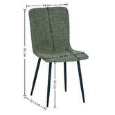 Evie Home Linden Upholstered Dining Chairs